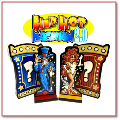 Colorful magicians' cutouts with "Hip Hop Magician 2.0".